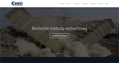 Desktop Screenshot of cama.pl
